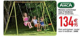 Cora Metalen Schommel Voor 4 Kinderen aanbieding