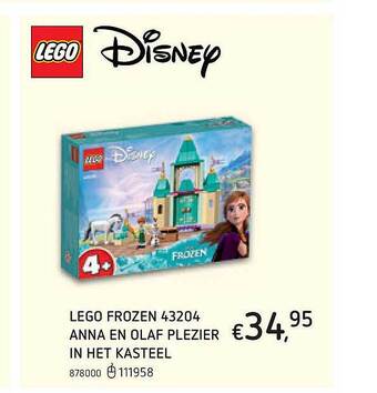 Dreamland Lego Frozen 43204 Anna En Olaf Plezier In Het Kasteel aanbieding