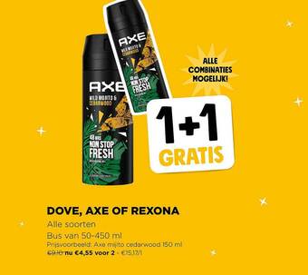 Jumbo Dove, Axe Of Rexona aanbieding