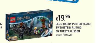 Dreamland Lego Harry Potter 76400 Zweinstein Rijtuig En Thestralissen aanbieding