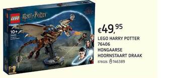 Dreamland Lego Harry Potter 76406 Hongaarse Hoornstaart Draak aanbieding