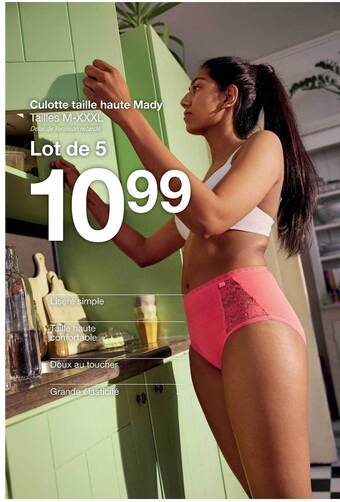 Zeeman Culotte Taille Haute Mady aanbieding