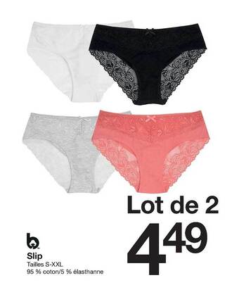 Zeeman Slip aanbieding
