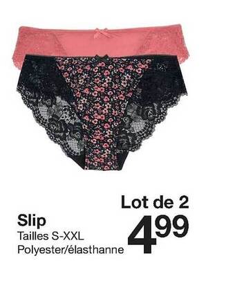 Zeeman Slip aanbieding