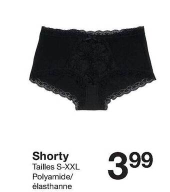 Zeeman Shorty aanbieding