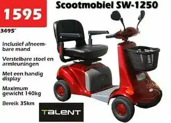 iTEK Scootmobiel sw-1250 aanbieding