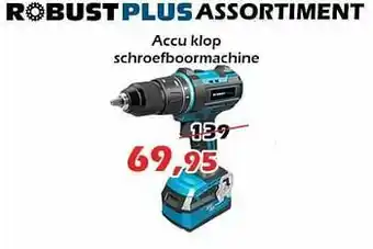 iTEK Robust accu klop schroefboormachine aanbieding