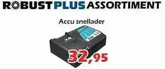 iTEK Robust accu snellader aanbieding