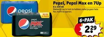 Pepsi pepsi max en 7up