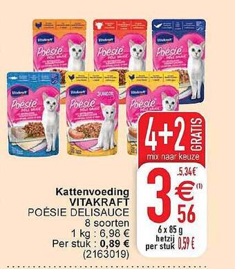 Cora Kattenvoeding Vitakraft aanbieding
