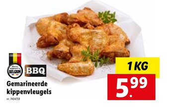 Lidl Gemarineerde kippenvleugels aanbieding