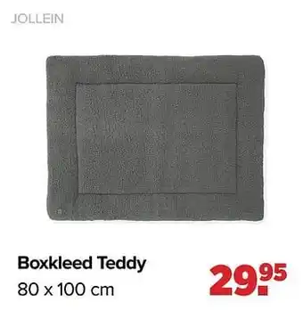 Baby-Dump Boxkleed teddy 80x100cm aanbieding