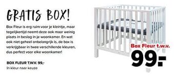 Baby-Dump Box fleur t.w.v. aanbieding