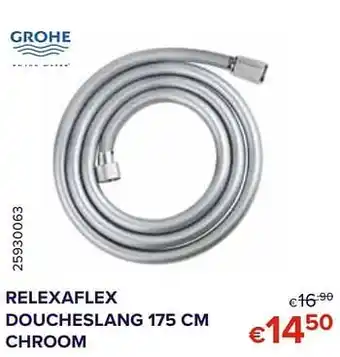 Relexaflex doucheslang 175 cm chroom
