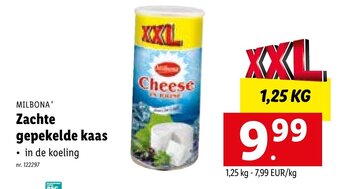 Lidl Milbona Zachte gepekelde kaas aanbieding