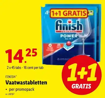Lidl Finish Vaatwastabletten aanbieding
