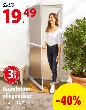 Lidl Aluminium vliegendeur aanbieding