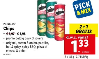 Lidl Pringles Chips aanbieding