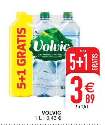 Cora Volvic aanbieding