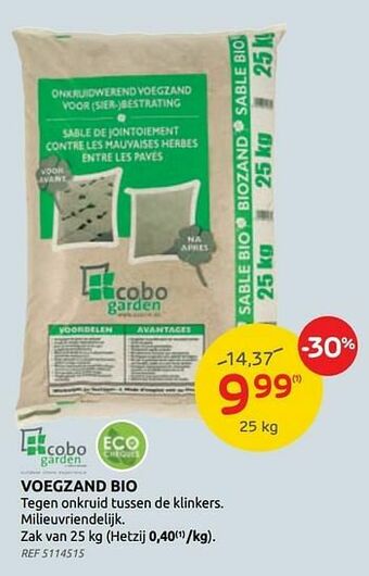 Brico Voegzand bio aanbieding