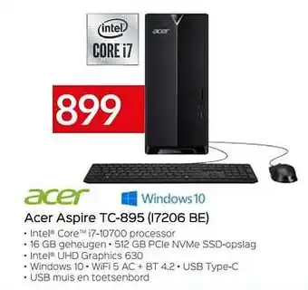 Selexion Acer aspire tc-895 i7206 be aanbieding
