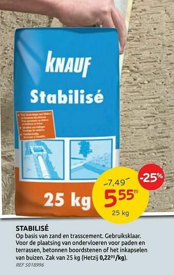 Brico Stabilisé aanbieding