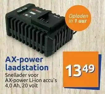 Action Ferm ax-power laadstation aanbieding