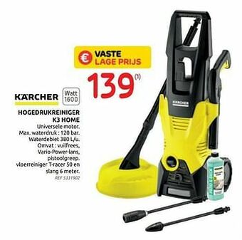 Brico Kärcher hogedrukreiniger k3 home aanbieding