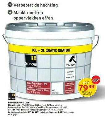 Brico Primer rapid dry aanbieding