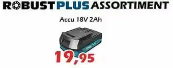 iTEK Robust accu 18v2ah aanbieding