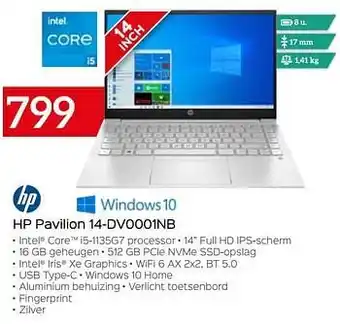 Selexion Hp pavilion 14-dv0001nb aanbieding