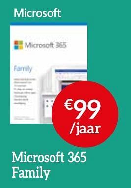 Selexion Microsoft 365 family aanbieding