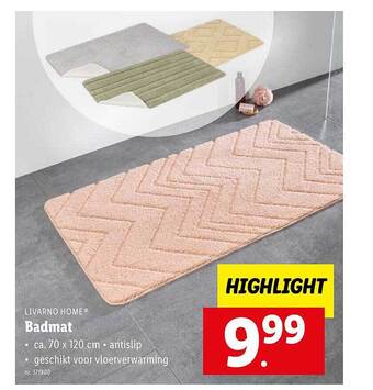 Lidl Badmat aanbieding