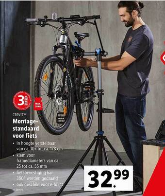 Lidl Montagestandaard Voor Fiets aanbieding