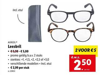 Lidl Leesbril aanbieding