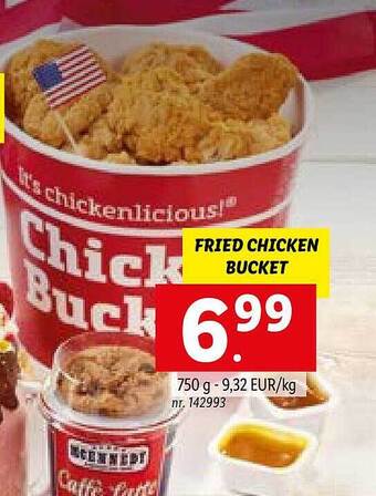 Lidl Fried Chicken Bucket aanbieding