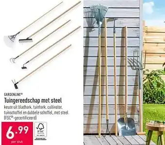 ALDI Tuingereedschap met steel aanbieding