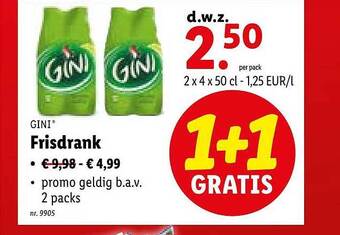 Lidl Frisdrank aanbieding