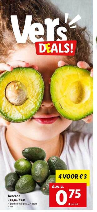 Lidl Avocado aanbieding