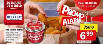 Lidl Fried Chicken Bucket aanbieding