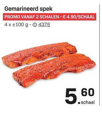 Buurtslagers Gemarineerd Spek aanbieding