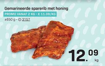 Buurtslagers Gemarineerde Sparerib Met Honing aanbieding