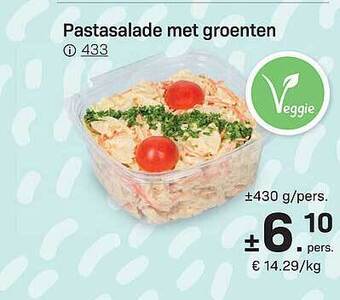 Buurtslagers Pastasalade Met Groenten aanbieding
