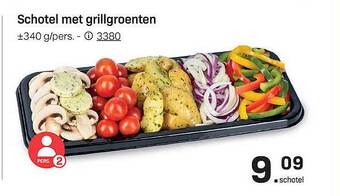Buurtslagers Schotel Met Grillgroenten aanbieding