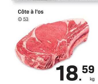 Buurtslagers Côte à L'os aanbieding