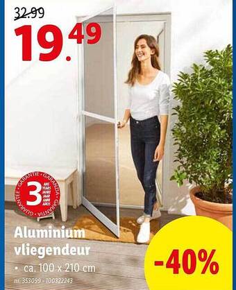 Lidl Aluminium Vliegendeur aanbieding