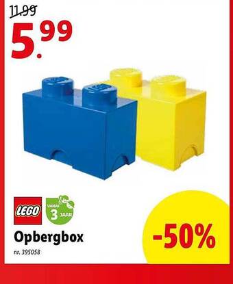 Lidl Opbergbox aanbieding