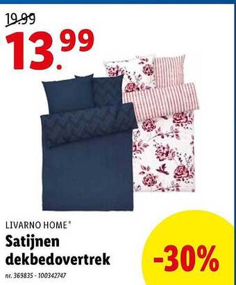 Lidl Satijnen Dekbedovertrek aanbieding
