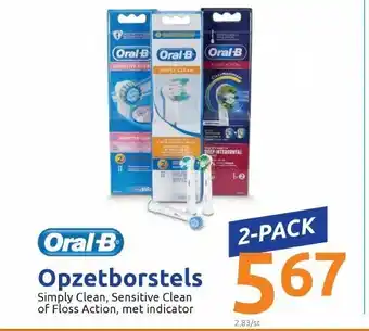 Action Oral-B Opzetborstels aanbieding