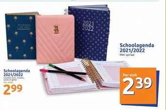 Action Schoolagenda 2021/2022 aanbieding